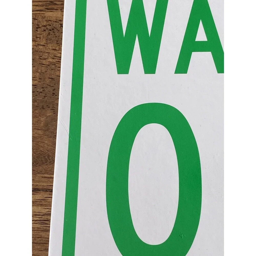 Funny Christmas Humor Parking Sign Cardboard 8.5”x 12.5” Reversible 2 Sided